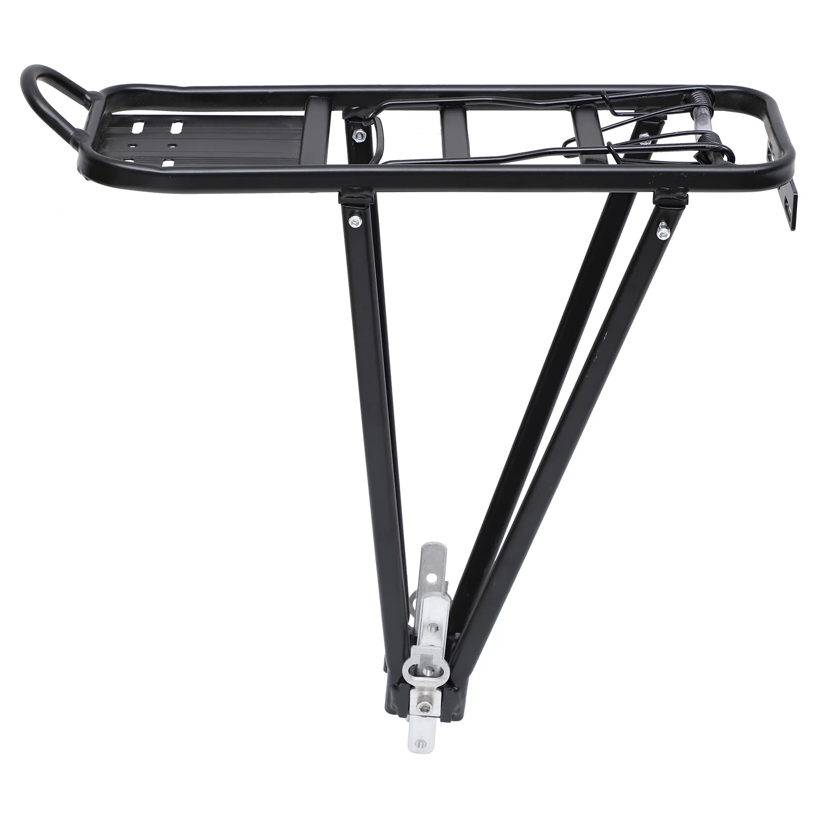 

Aluminum Alloy Luggage Rack Bike Cargo Rear Rack With Side Guard Bars For Mountain Bicycle Commute Travel Cycling Load