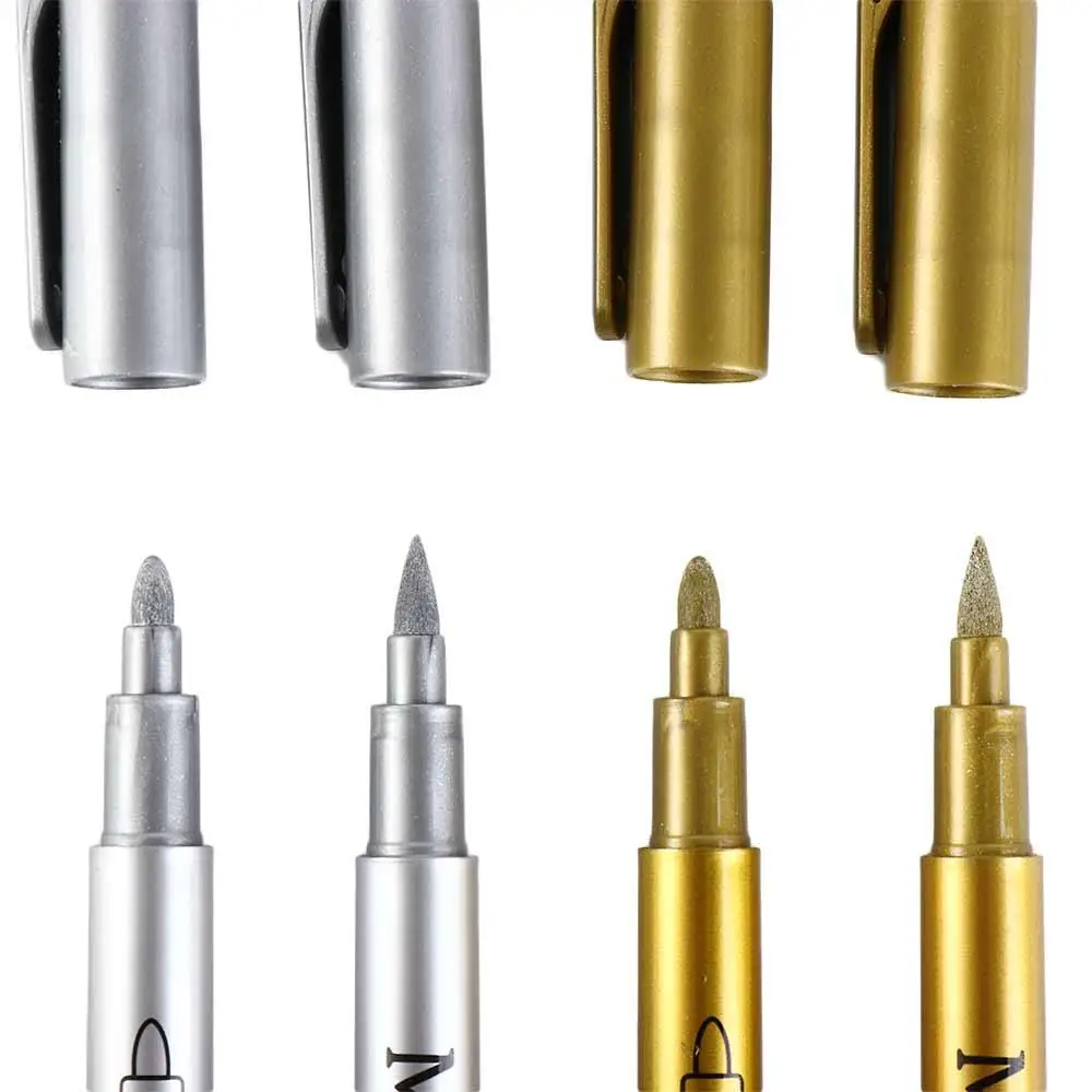 

Чернила блестящие металлические маркеры, долговечные водонепроницаемые маркеры для краски, стойкие многоразовые ручки-формы из смолы, маркировка для рисования