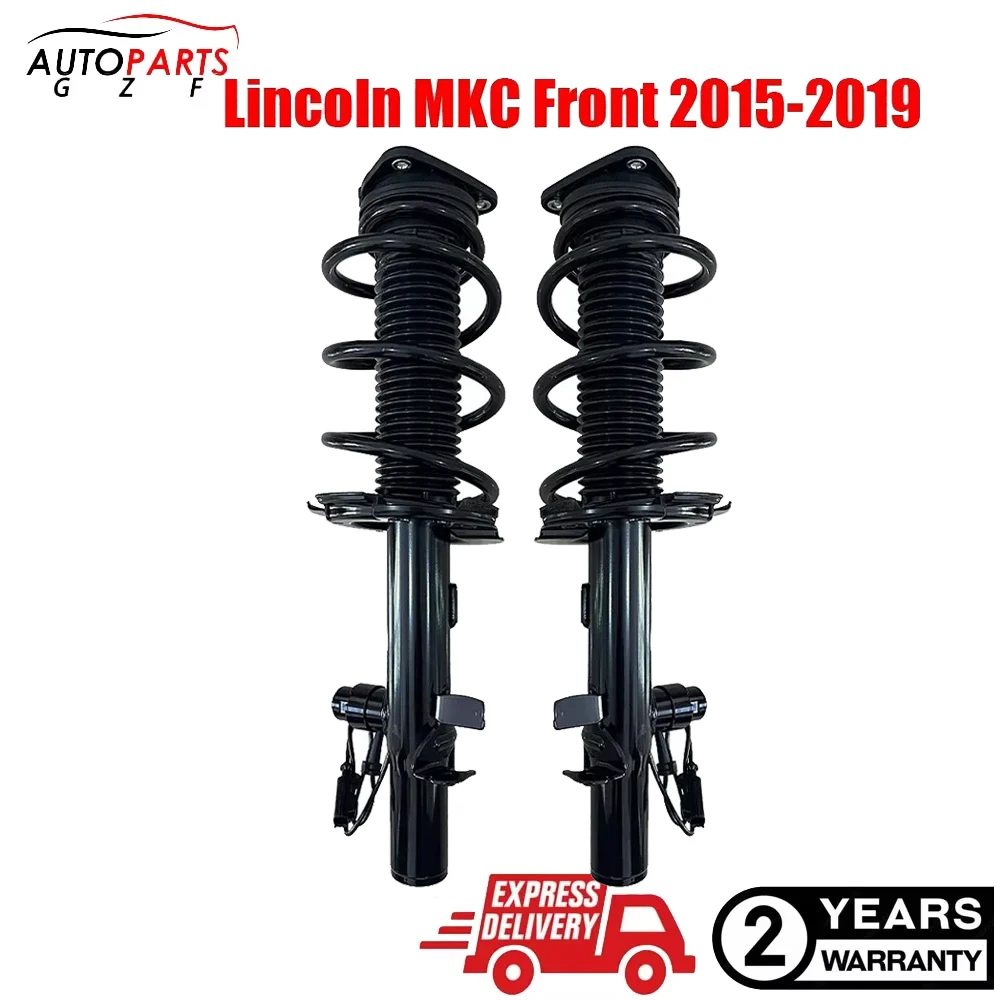 

1Pair Front Shock Struts Assys w/Electronic Fit For Lincoln MKC 2015-2019 EJ7Z18124K