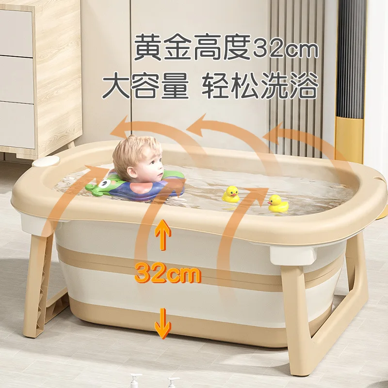 Factory Direct 2026 The new bathtub can be lying down 30% off for home use, and the folding temperature-sensitive bathtub can be