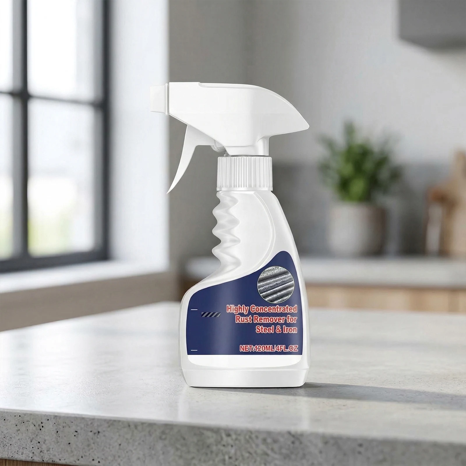 Multipurpose Rust Remover Spray for Metal Easy To Use Heavy-Duty Metal Rust Remover Removal Aid for Car Shower Sink Kitchen