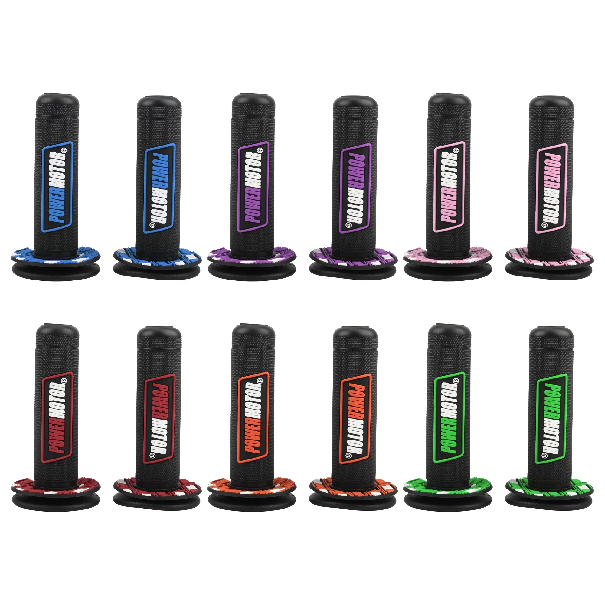 

Motorcycle rider uses rubber off-road modified electric bike handle gloves Pro Ghost Train throttle shift handle cover