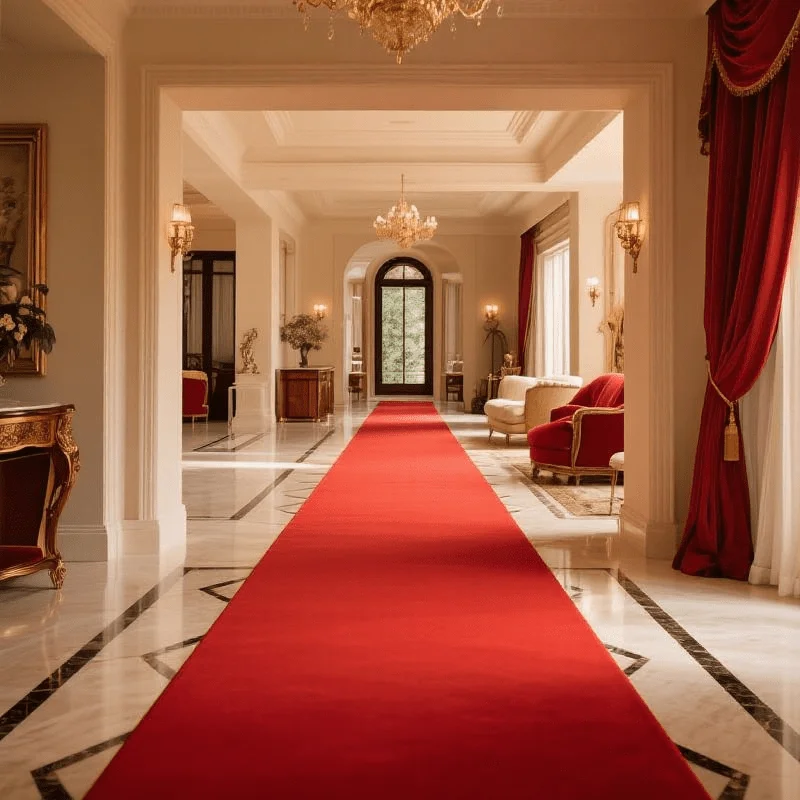 Long Red Wedding Party, Specially Designed for Wedding Venue Decoration, Suitable for Christmas, Halloween, Birthday Parties,etc