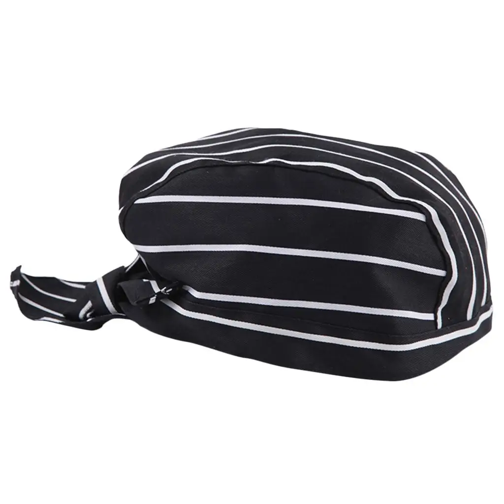 Fashion Skull Cap Adjustable Chef Cap Breathable Kitchen Headdress for Restaurant and Bakery
