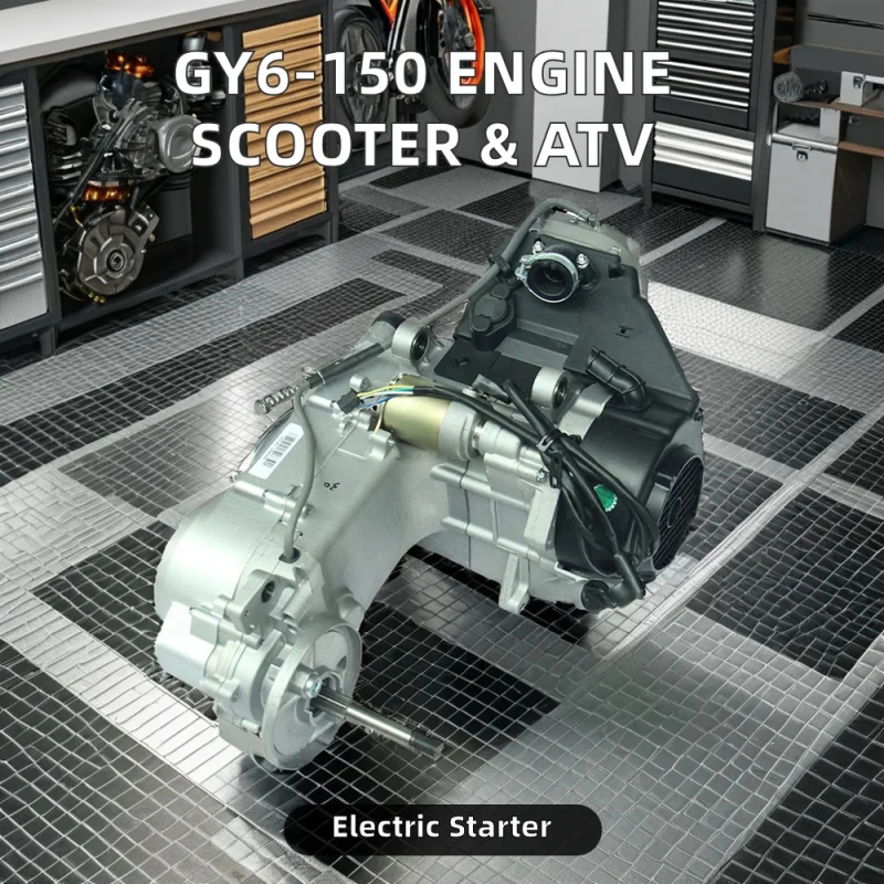 Two-Wheel Scooter with GY6-150 Long-Stroke 4 Stroke Short case Engine New ATV CDI Ignition for Motorcycle Motor Motores De Moto