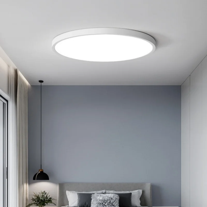 

Современный светодиодный потолочный светильник для ванной комнаты, ультратонкий потолочный светильник AC220V, спальня, кухня, проход, гостиная, украшение дома, освещение