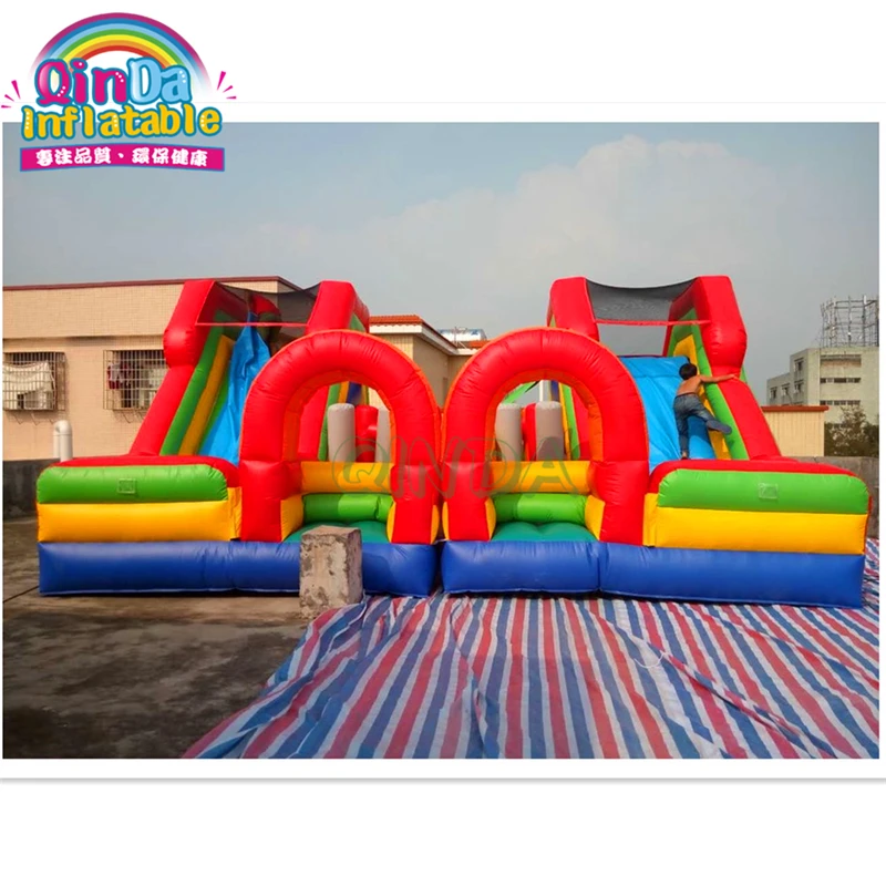 7x7 M Inflatable Castle Bouncer For Children Party, Rental Inflatable Fun City For Sale