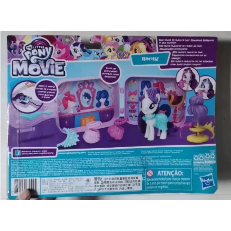 【En stock】Figura de acción de Rarity de My Little Pony de Hasbro, juguete coleccionable, regalo para niñas