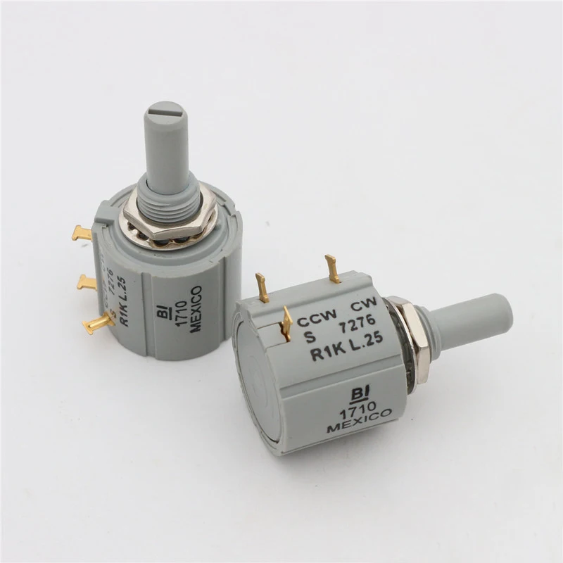 Potentiometer Switch CCW CW S 7276 R1K L.25 BI 1710 Color Change Positioner Mexico Computer Embroidery Machine Parts Wholesale