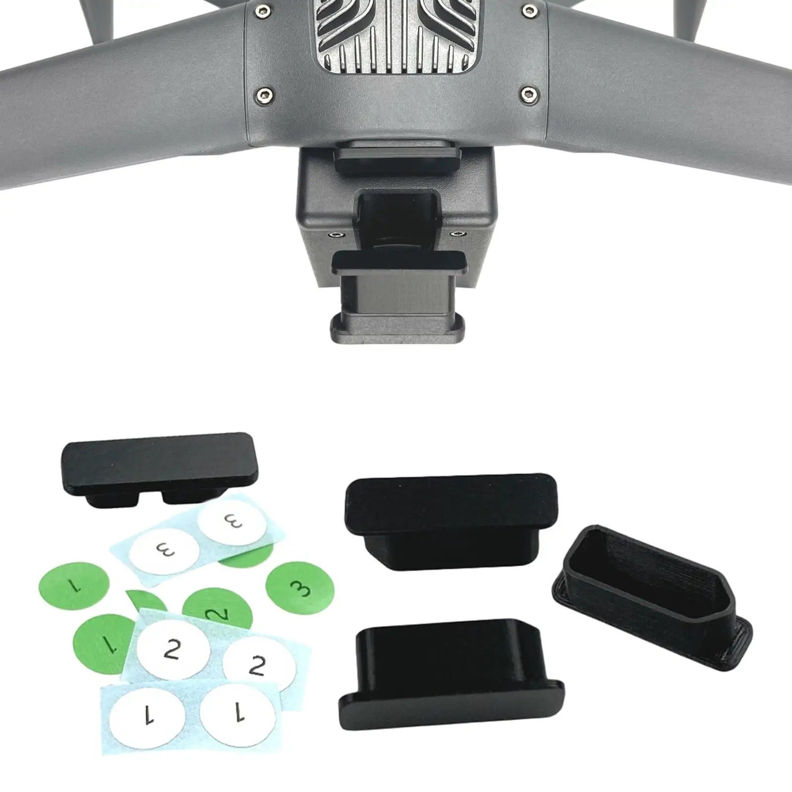 Porta da bateria do drone poeira plug silicone tampa à prova dwaterproof água capa protetora para fpv drone acessórios l600 bateria