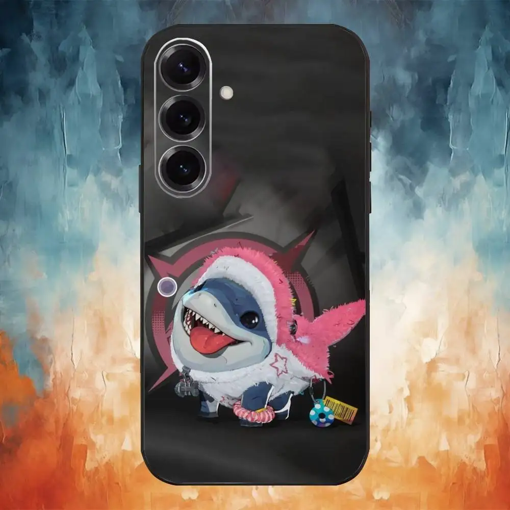 J-Jeff The Land Shark Phone Case For Samsung Galaxy A73,A72,A71,A70,A53,A52,A51,Others Soft Black Cover