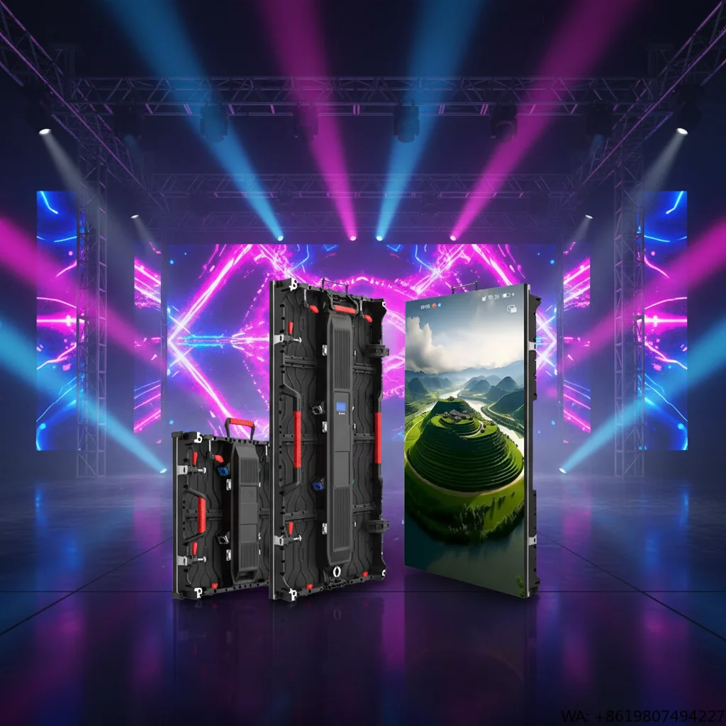 P2.9 High Refresh Waterproof Outdoor LED Video Wall Screen High Brightness LED Display for Stage Concert Church Advertising