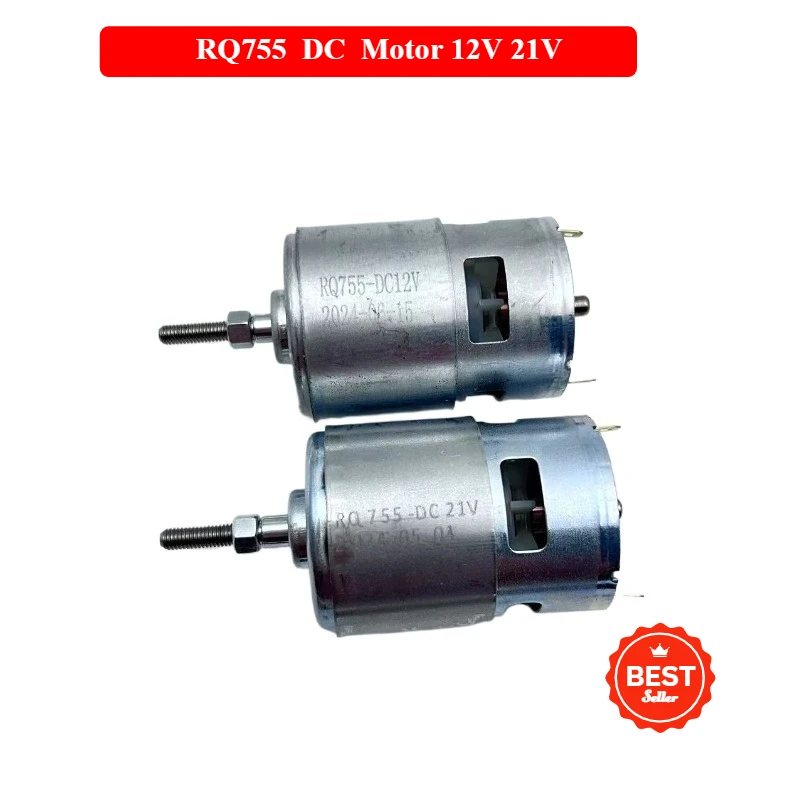 755 12V/21V DC Motor for Electric Lawn Mower, High Efficiency Lithium Battery Powered