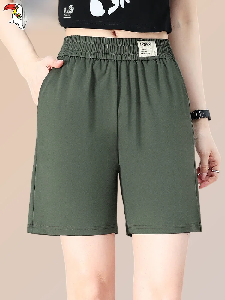 

TUCANO Qui Dry Sports orts женские летние 23220 новые модные повседневные брюки из ледяного шелка небольшого размера, прямые брюки свободного покроя