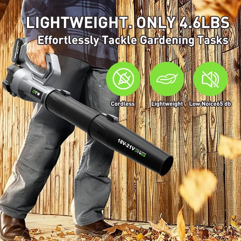 21V Brushless High-Power Handheld Blower High-Precision Fan Blades High Airflow Professional-Grade Rechargeable Lithium Battery