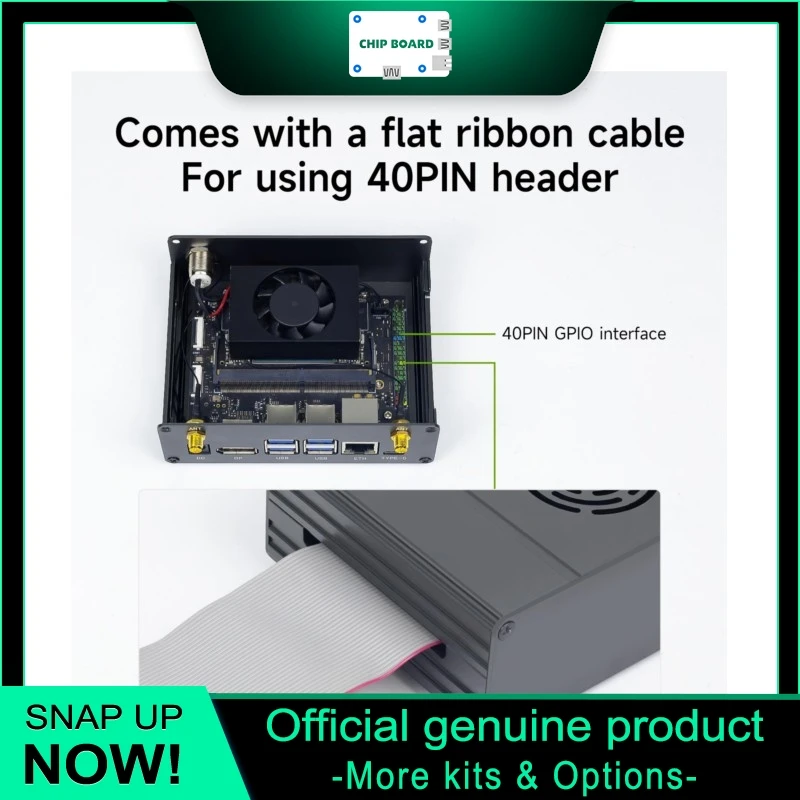 

Yahboom Alloy Case for Jetson Orin Nano SUPER / Orin NX SUPER, Rugged Metal Shell, Camera Mount Optiona