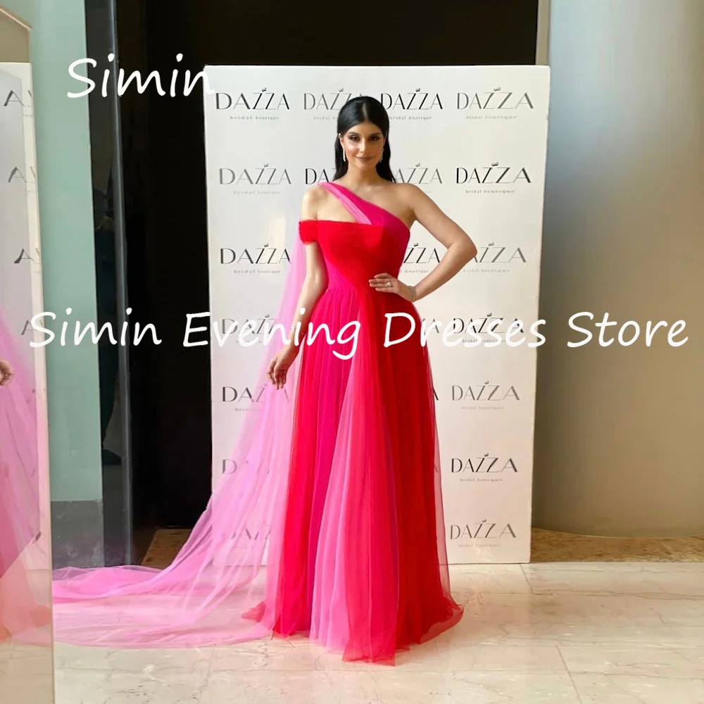 

Simin Chiffon A-line One-shoulder Popular Ruffle Formal Prom Gown Floor-length Evening Elegant Party dresses for women 2023