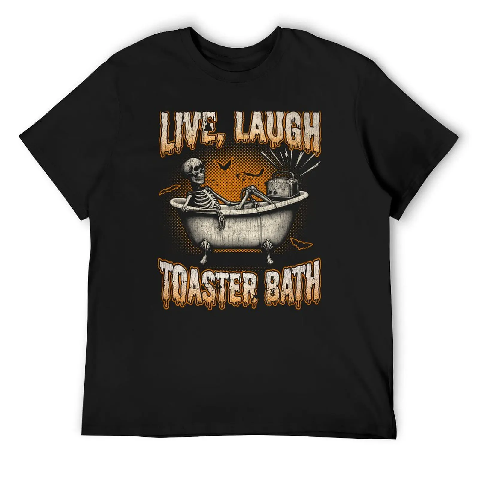 Live Laugh Toaster Bath Cute Toaster - Graphic Funny T-Shirt