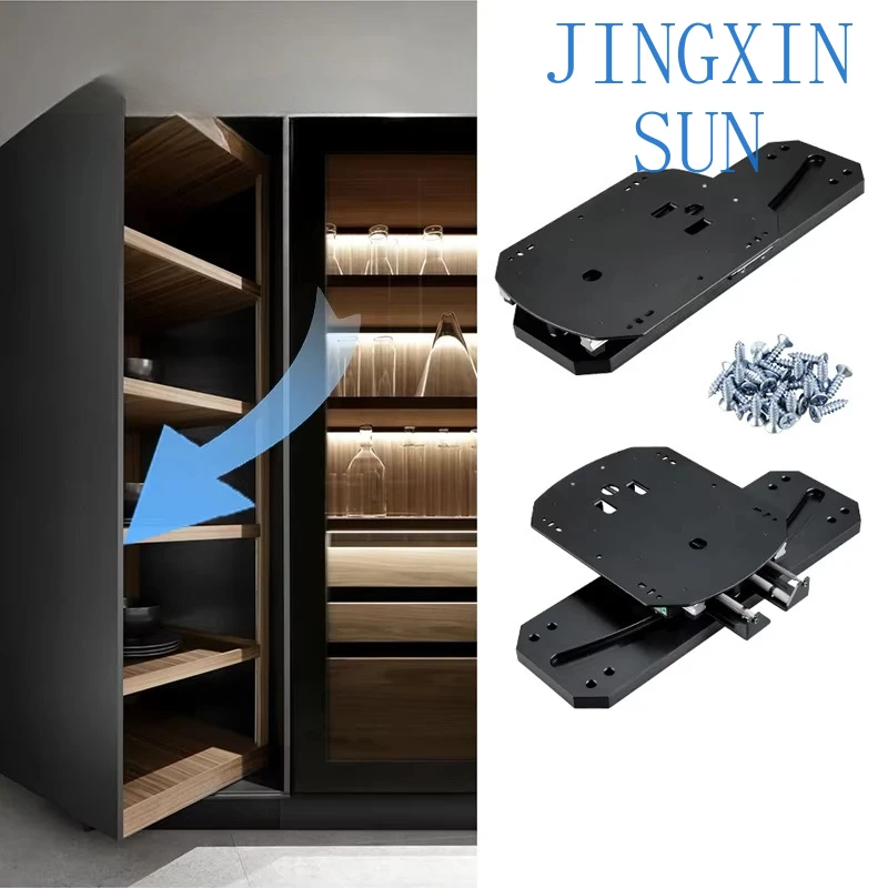 Kitchen Storage Rotatable Corner Storage Rack Home Remodeling Kitchen Island Cabinet