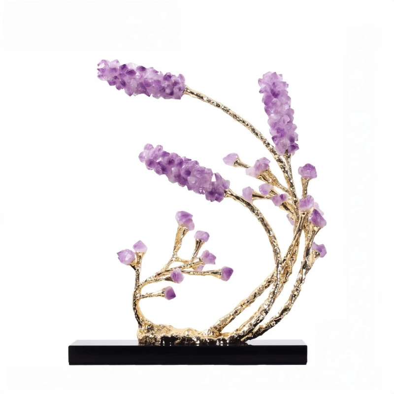 LTT modern Chinese creative welcome pine modeling decoration entrance entrance amethyst ornament