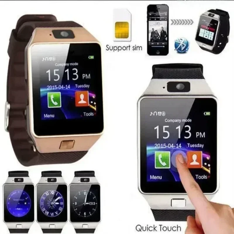 Tarjeta SIM DZ09 reloj inteligente móvil Monitor de sueño reloj de teléfono rastreador de ejercicios Control remoto reloj de cámara de música