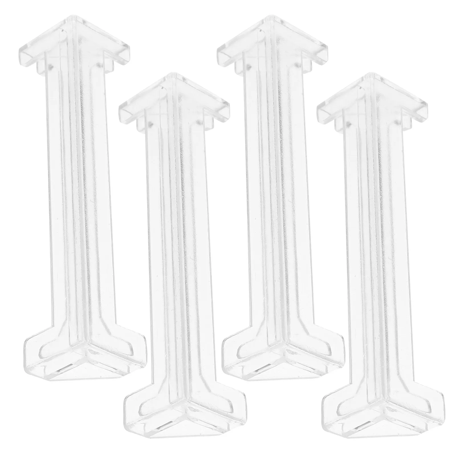 4Pcs Plastic Vertical Blind Valance Corners Clear Transparent Corner Adapter for 3.5inch Vertical Blinds Blinds Replacement