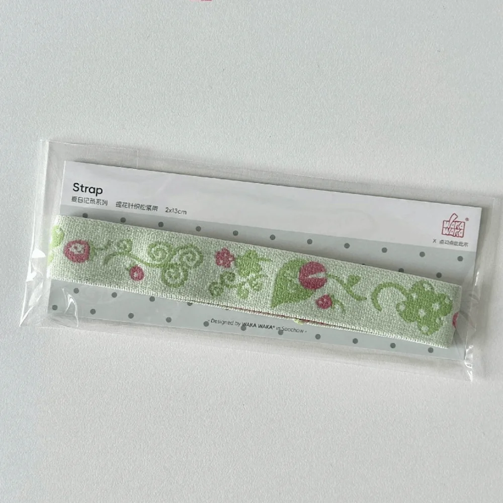 Adjustable Journal Elastic Band Storage Function Anti Bulging Design Planner Elastic Strap Jacquard Knit A7/M5