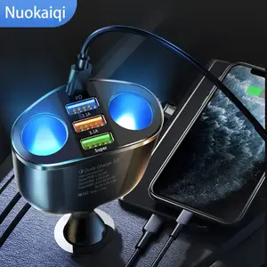 Multifunktions-USB-Auto leichtere Ladegerät, PD-Auto-Handy-Ladegerät, Kopfladung, ein bis fünf, QC3.0 7 Haupt -Elektroverkaufsauto - №7
