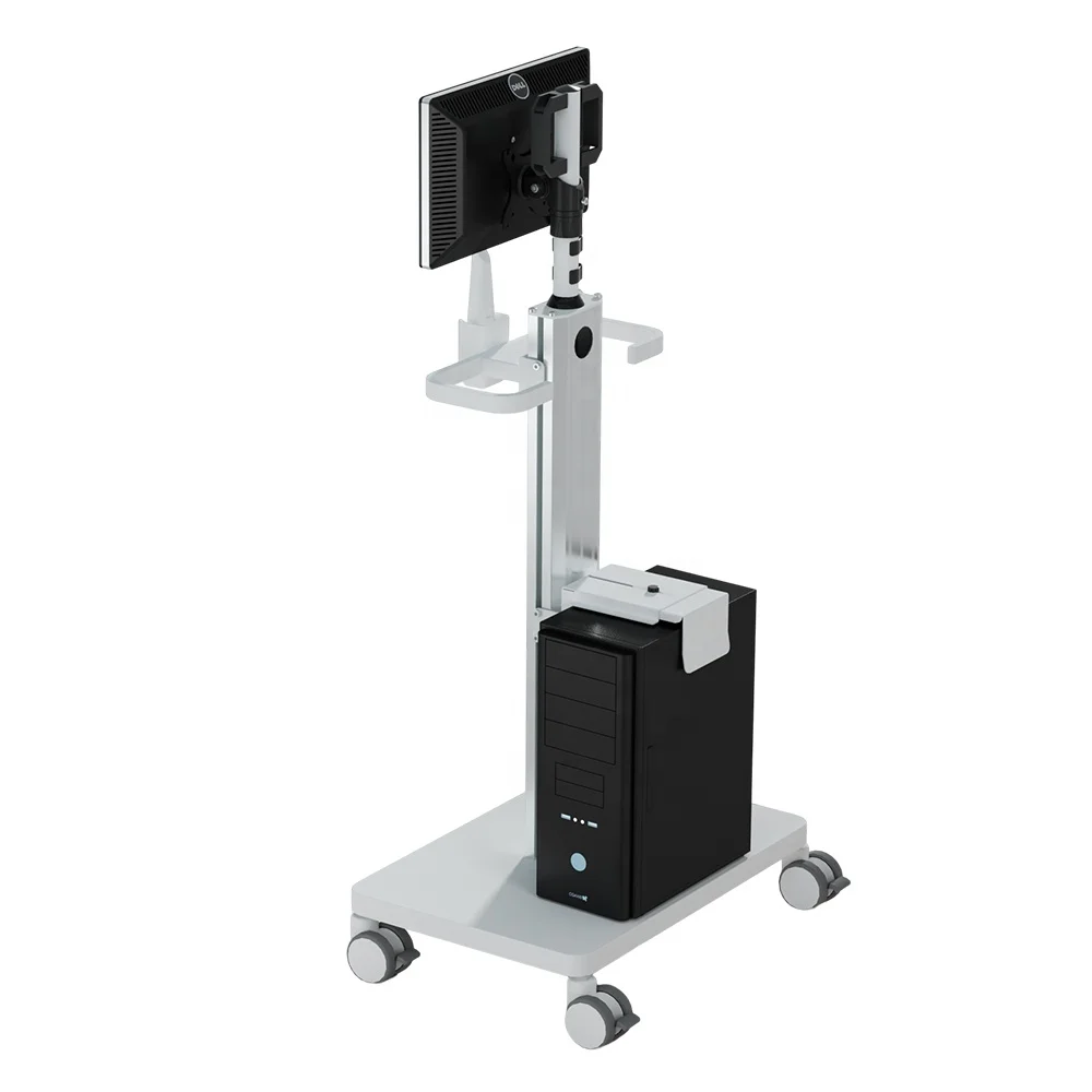 Hospital School Office Clinic Cart Aluminum ABS Plastic OC-2 Medical Mobile Cart