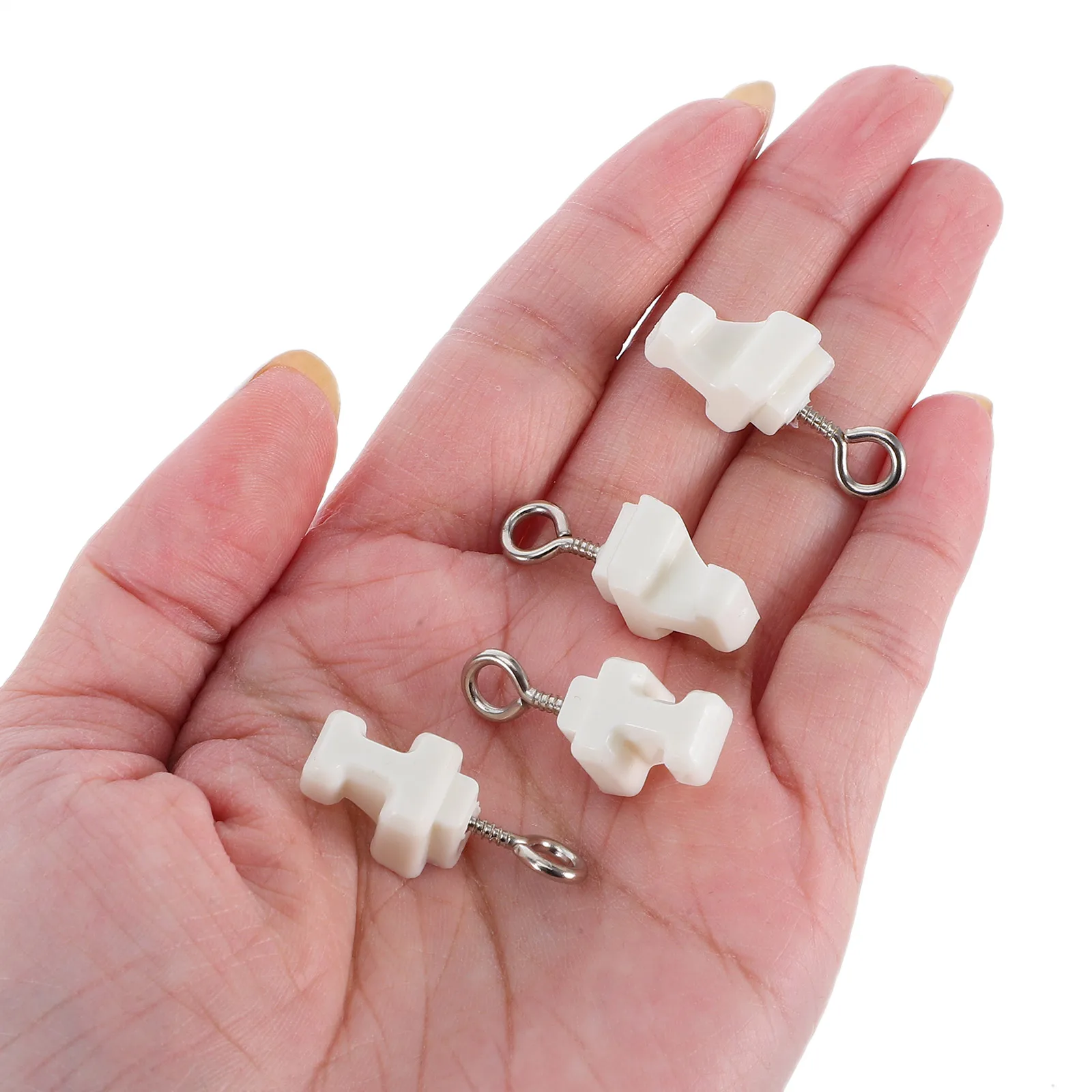 

120pcs Curtain Track Accessories End Caps Plug Flexible Replacement Parts For Drapery Rails Room Divider Office Home Hotel Decor