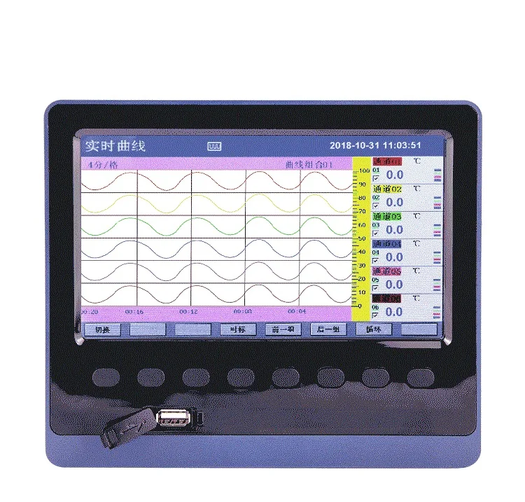 

Portable Paperless Temperature Recorder Customized OEM ODM Accurate Temperature Monitoring Instrument