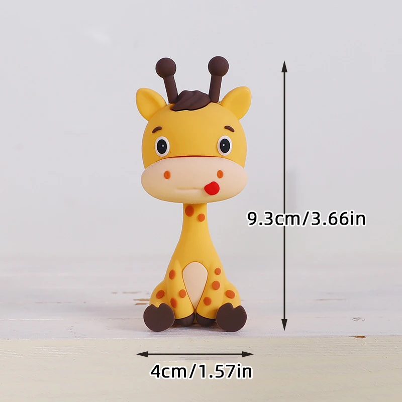 Neue Waldtier Kuchen Topper Dschungel Safari Löwe Elefant Giraffe Affe Kuchen Dekor Geburtstag Party Baby Dusche Geschlecht offenbaren – Detail 8