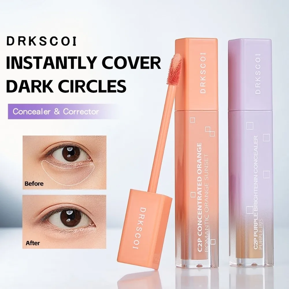 New 6 Colors Eyes Concealer Hydrating Fresh Dark Eye Circles Concealer Under Eye Long Lasting Tone Concealer for Girls