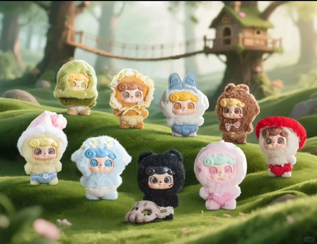 

Genuine Q.Kid Fairy Tale Series Vinyl Plush Blind Box Cute Doll Model Decorative Pendant Collection Toy Mystery Box Girls Gift