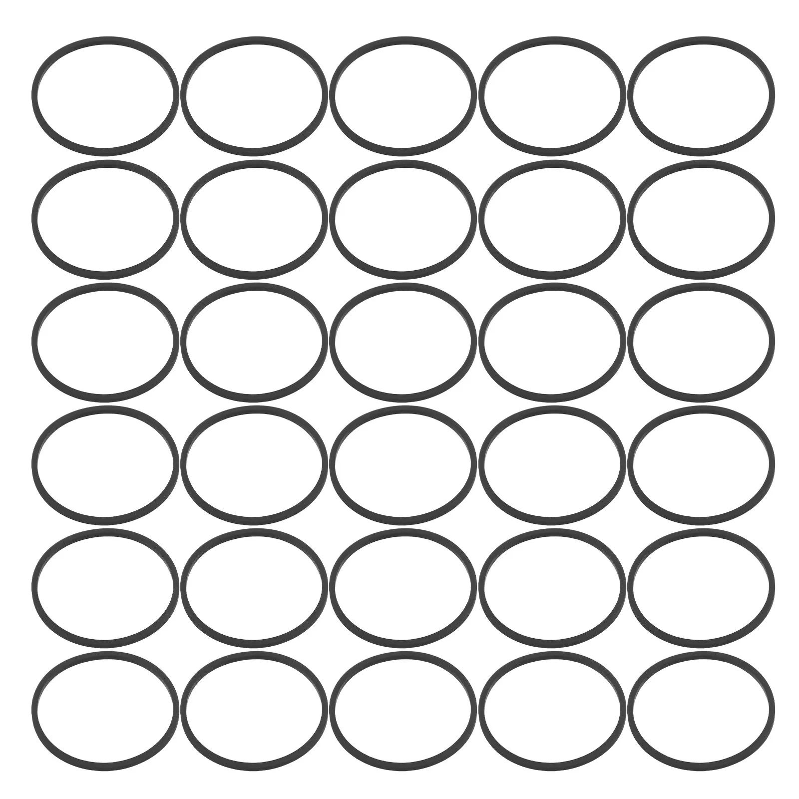 30Pcs Optical Drive Rubber Belts Recorder Replacement 44Mm Width Tape Machine Drive Band Dvd Cd Ld Vcr Cassette Repair Playback