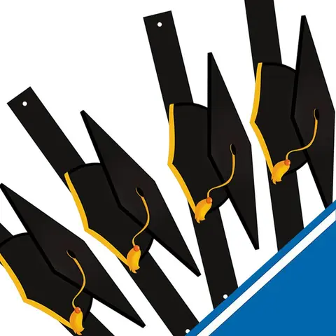 10/20 पीस पेपर डॉक्टर हैट ग्रेजुएशन पार्टी फोटो प्रॉप बैचलर हैट यूनिसेक्स डिस्पोजेबल एडजस्टेबल साइज़ ग्रेजुएशन समारोह सजावट 6 best sales स्नातक टोपी - №5