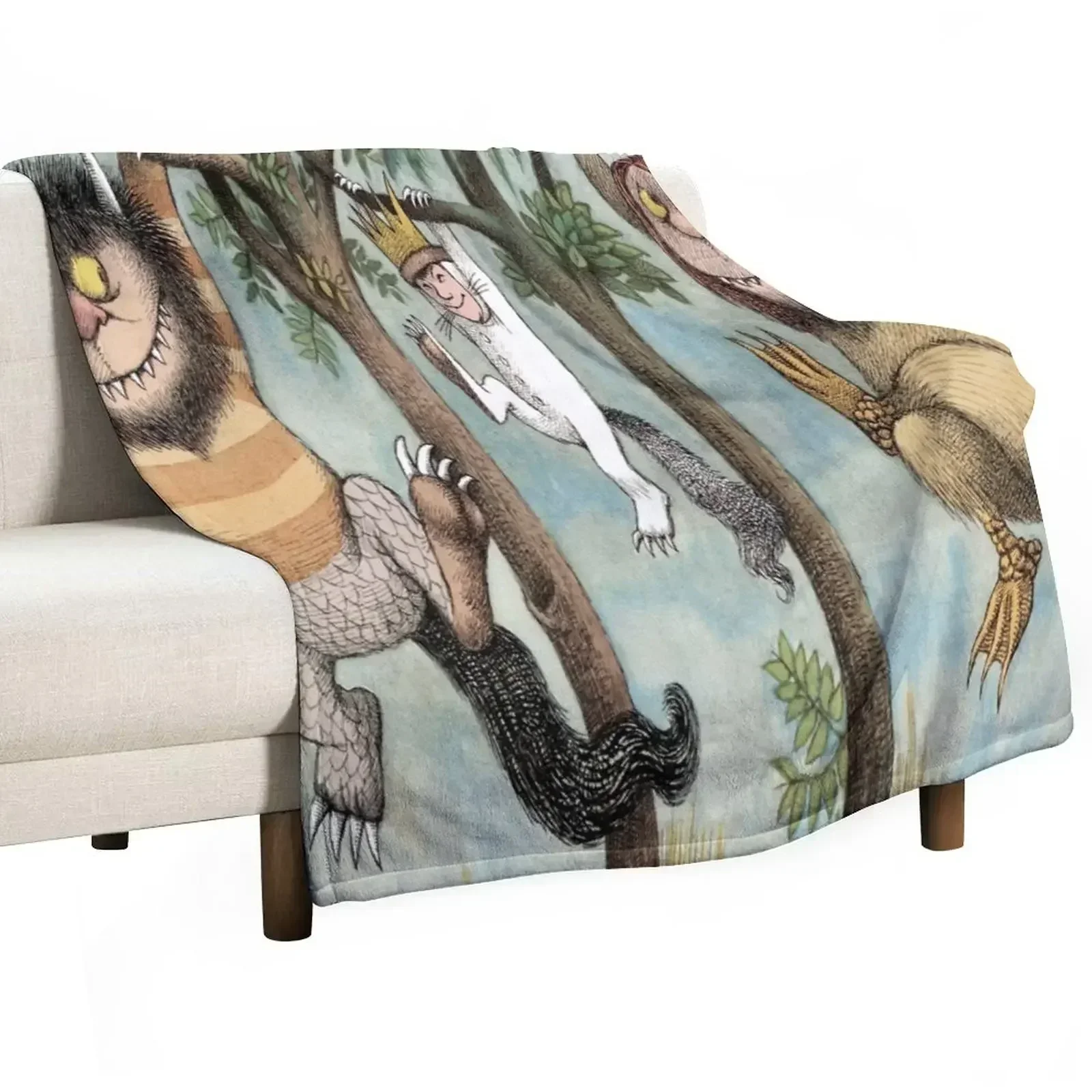 

The Wild Things Are Throw Blanket Summer christmas decoration Winter beds Blankets