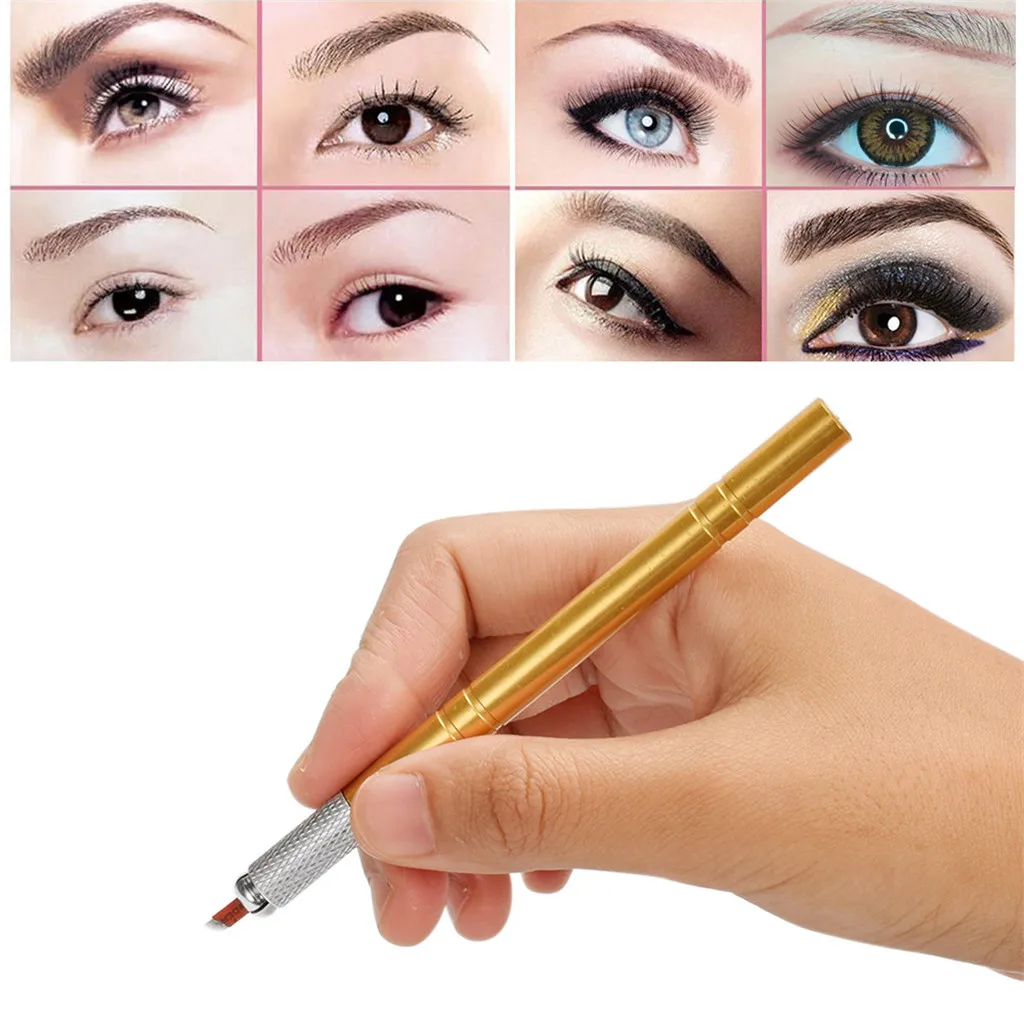 Eyebrow Microblading Eye Brow Pen Makeup Tools Stainless Steel