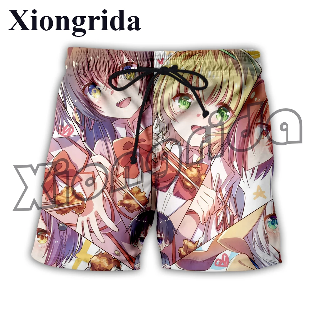 

Hensuki Shorts Mens Hentai Anime HenSuki Wiki Prints Pants Kawaii Cute Beach Short Pants Casual Trunks S-6XL