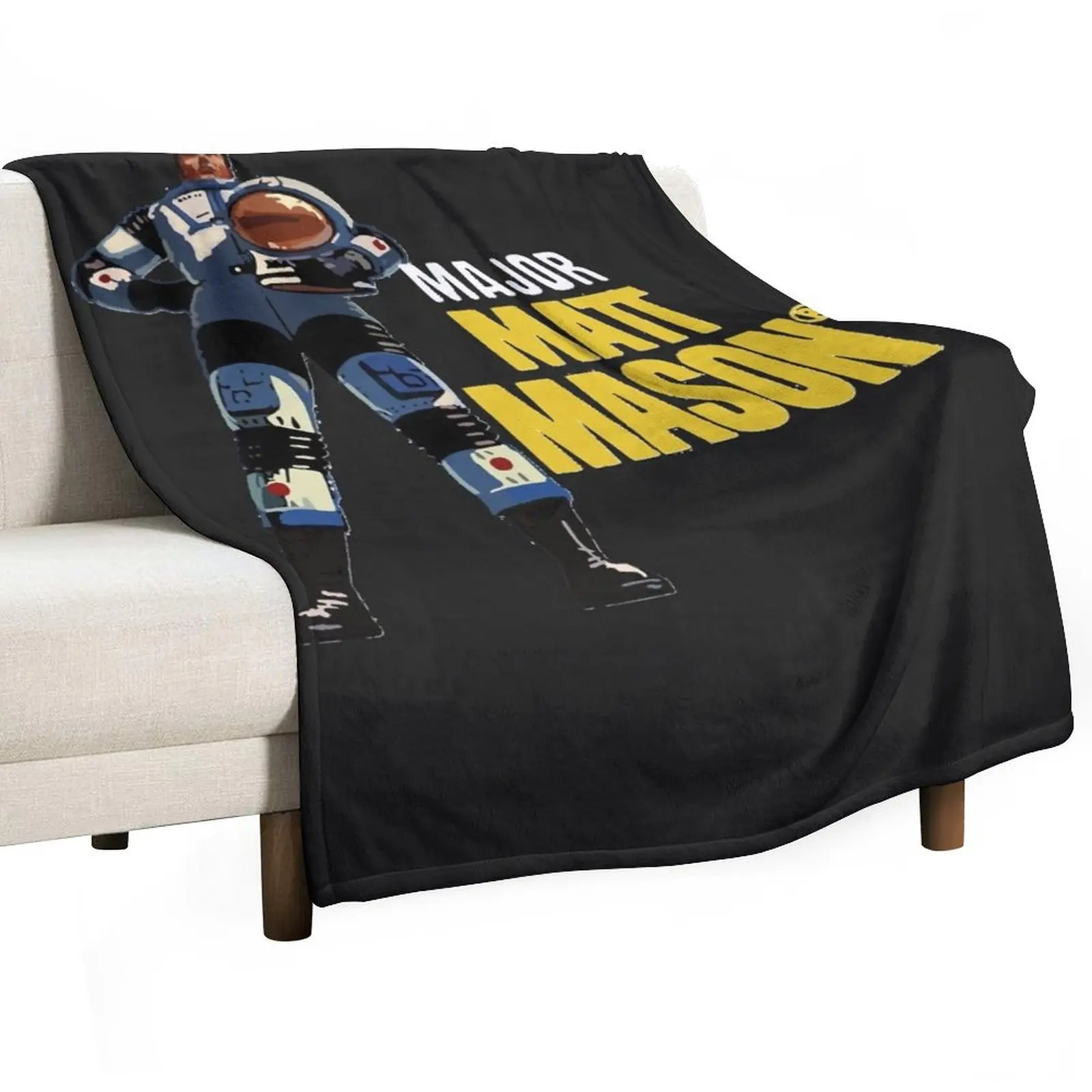 Major Matt Mason Throw Blanket manga Thermal Bed covers Bed blankets and throws Plush Blankets