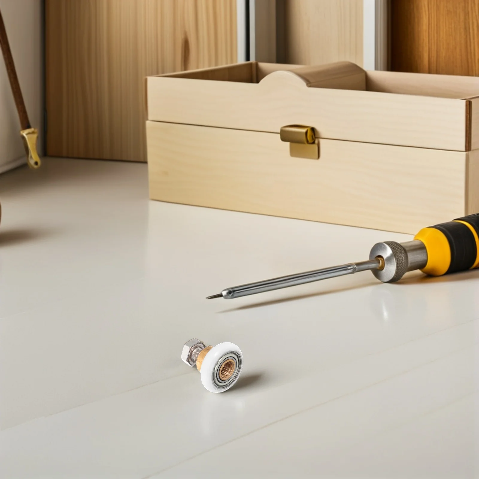 

4 шт., сменные нейлоновые колеса для стеклянной душевой двери, сверхмощные, 20 мм, с крепежными винтами, бесшумная работа, универсальная посадка