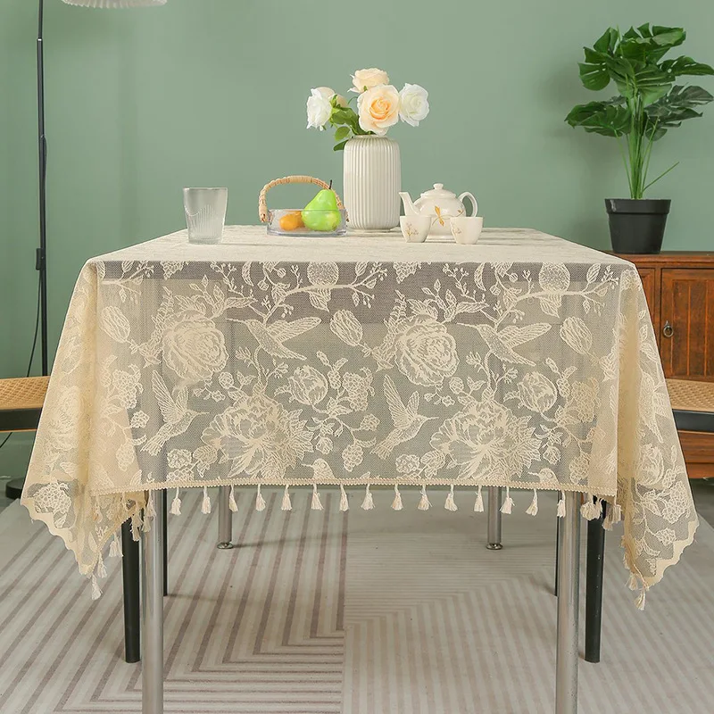 New lace rectangular tableic style, wholesale