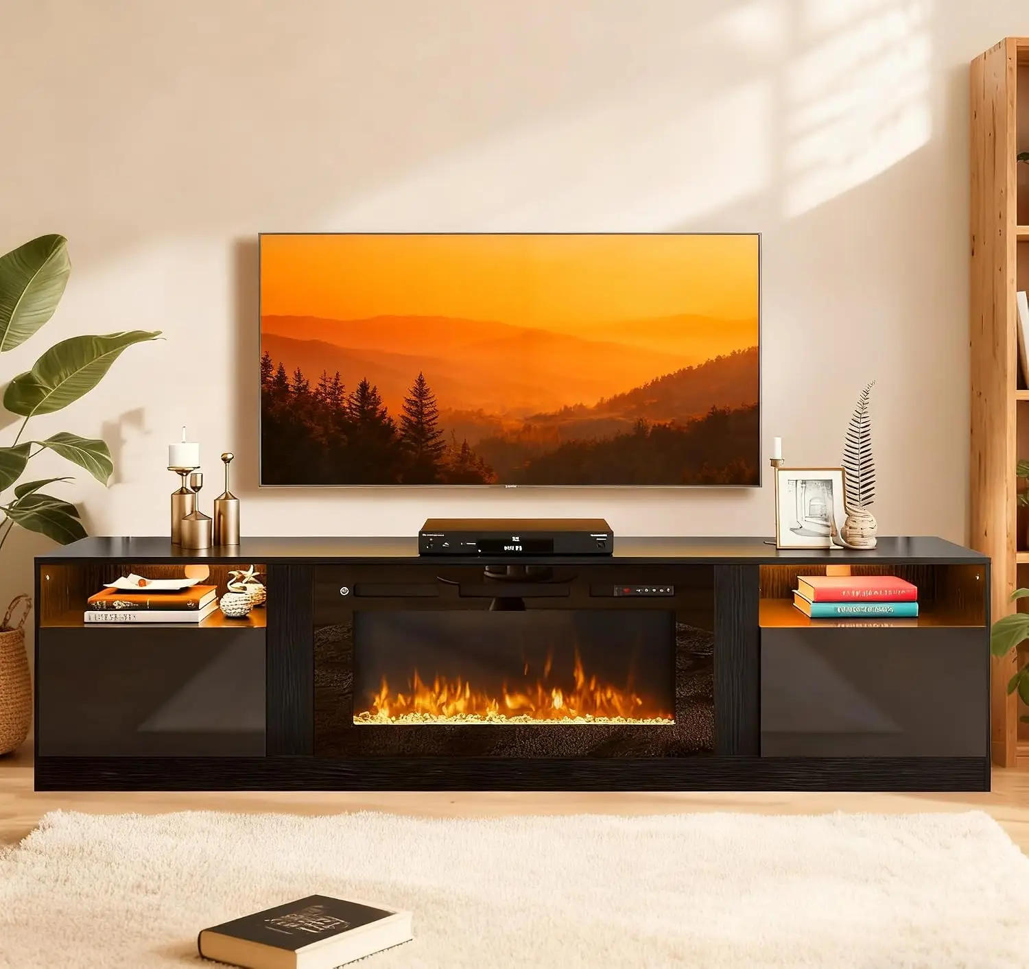 Fireplace TV Stand for 100