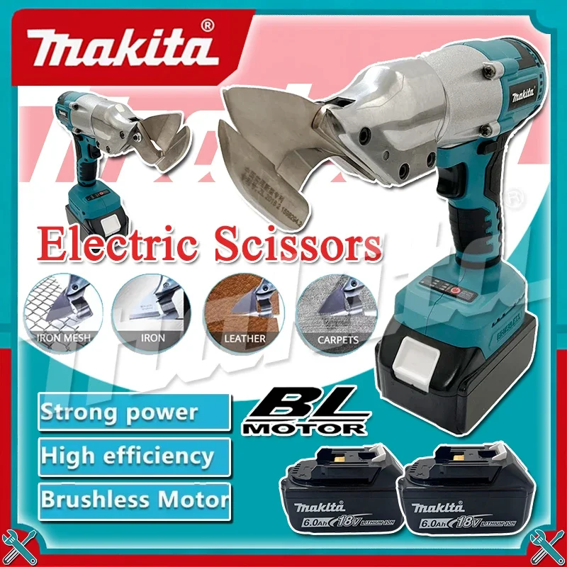 

Аккумуляторные бесщеточные ножницы Makita для резки металла, ножницы для листового металла, инструмент для резки металлических листов под аккумулятор 18В
