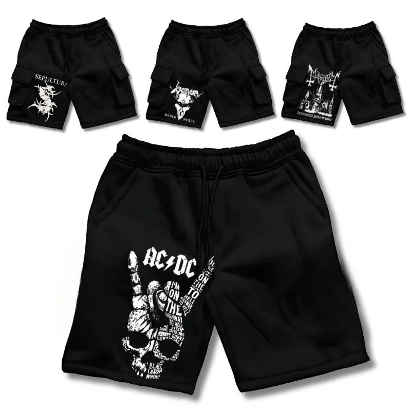 

Мужские шорты с завязками на талии и буквенным рисунком, летние повседневные шорты для тренировок, спортивные шорты для спортзала, уличная одежда, шорты унисекс, модная новинка