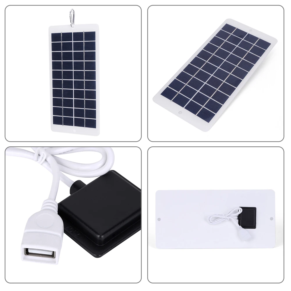 10W 5V ładowarka Panel solarny USB 900MA przenośny Panel słoneczny wyjście USB zewnętrzne awaryjne Mini System zasilania do telefonu komórkowego