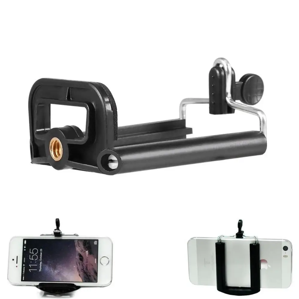 

1/4" Mount Durable Bracket Tripod Holder Cell Phone Camera Stand Adapter Clip Phone Holder