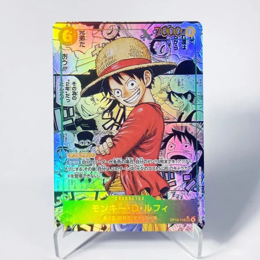 [Japanisch] OP13 Nach seinem Willen weitermachen One Piece Kartenführer Strohhut-Crew Fünf Ältere Spiel Anime Sammlerstücke Replika-Karten – Detail 5