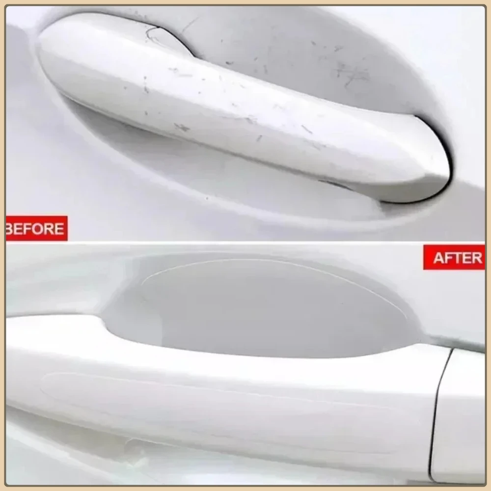 

Transparent Protective Stickers for Car Door Handle Bowl Stickers Anti-scratch Protection Anti-collision Invisible Clear Strip