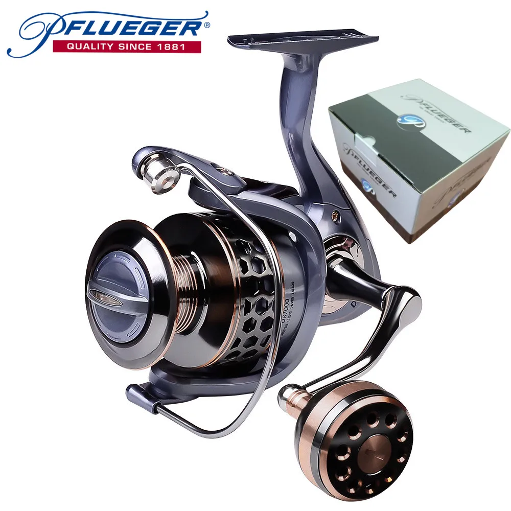 Pflueger new fish wheel spinning wheel sea rod wheel fishing line wheel anchor fish long throw wheel